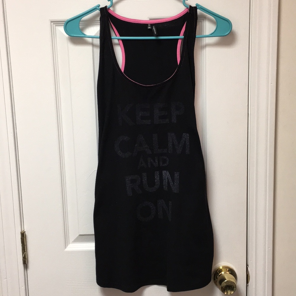Keep Calm and Run On tank